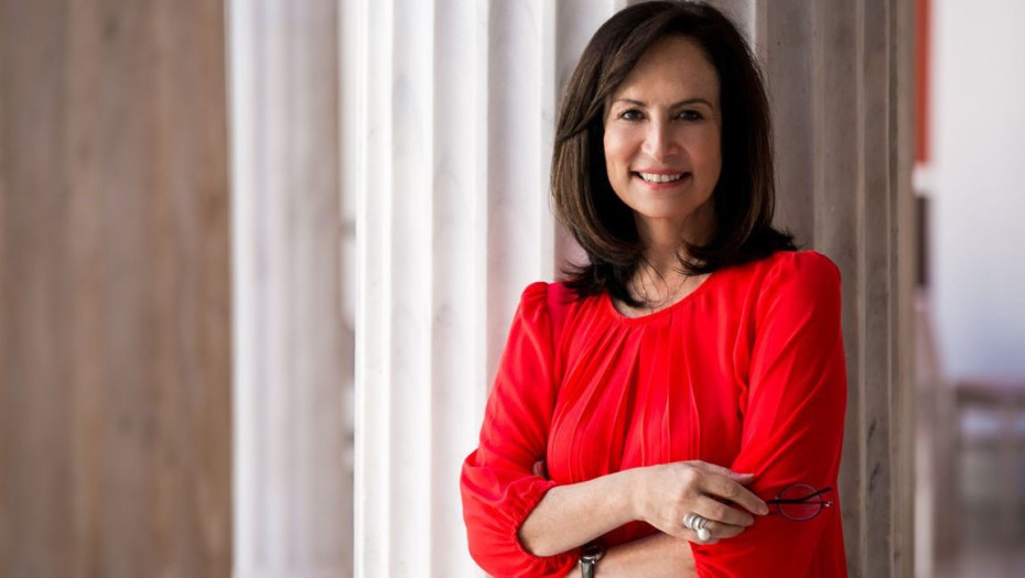 Η Άννα Διαμαντοπούλου στις Σέρρες