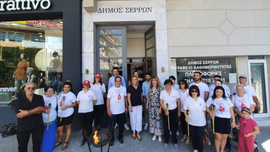 Η φλόγα της αγάπης «φώτισε» το Δήμο Σερρών