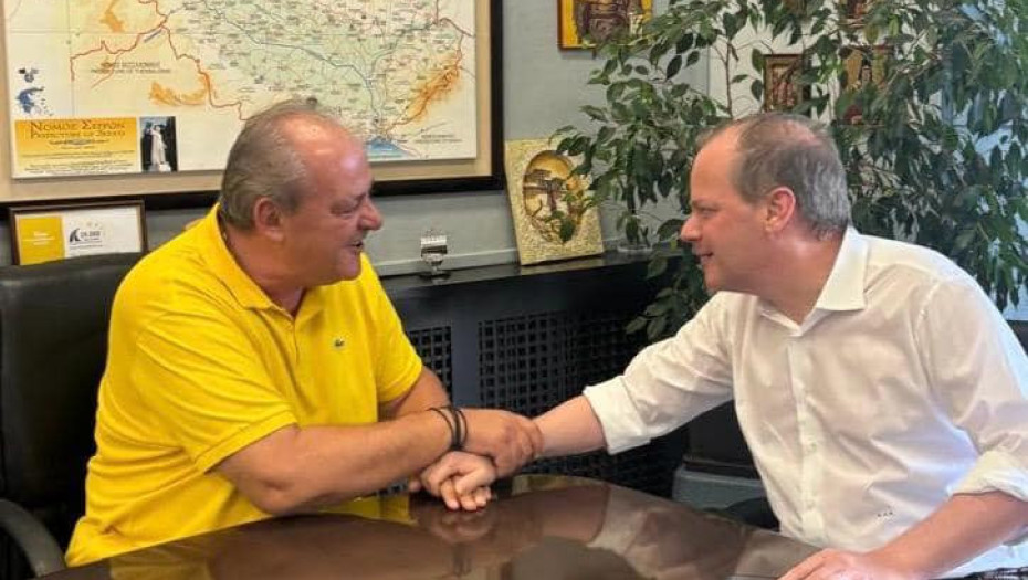 Επίσκεψη Καραμανλη στις διευθύνσεις εκπαίδευσης Σερρων