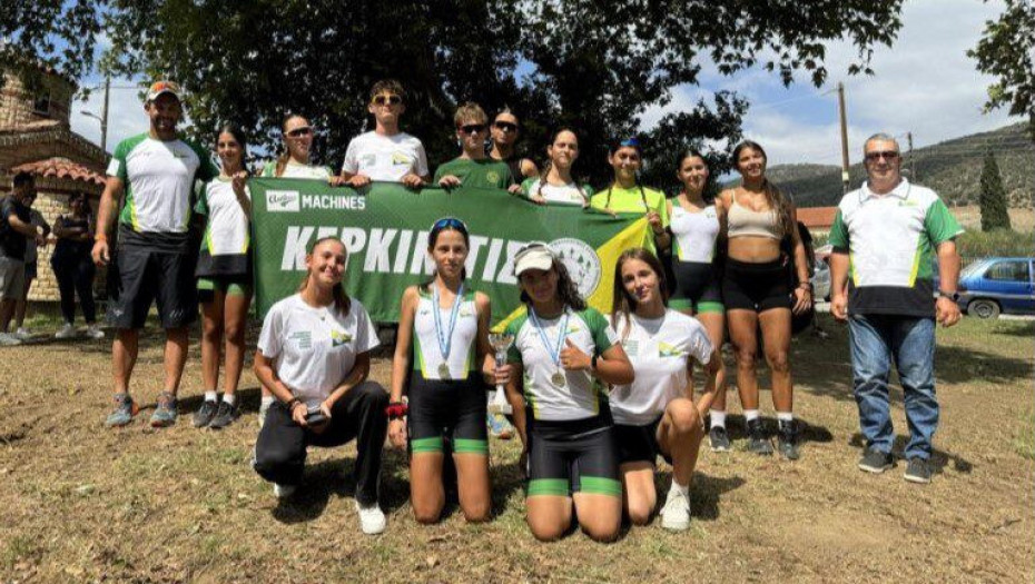 Για τις Χριστίνα Κουμανόβαλη και Γεωργία Μπέλλιου Χρυσό μετάλλιο στο αγώνισμα του διπλού σκιφ