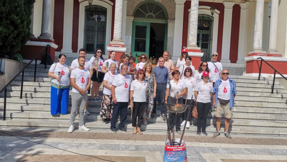 Την φλόγα της αγάπης υποδέχτηκε ο Αντιπεριφερειάρχης Σερρών Παναγιώτης Σπυρόπουλος