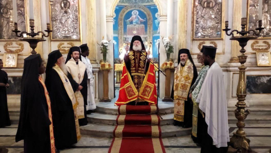 Θεία Λειτουργία και Δοξολογία στον Ιερό Καθεδρικό Ναό Ευαγγελισμού της Θεοτόκου στην Αλεξάνδρεια