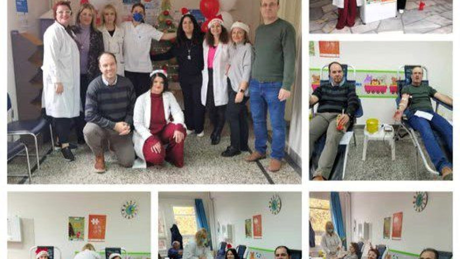 Πέτυχε η εθελοντική αιμοδοσία από την 1η Τ.ΟΜ.Υ. Σερρών