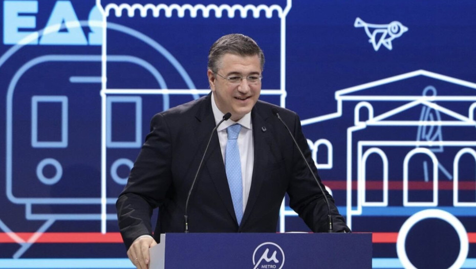 Ο Απόστολος Τζιτζικώστας στα εγκαίνια του Μετρό Θεσσαλονίκης