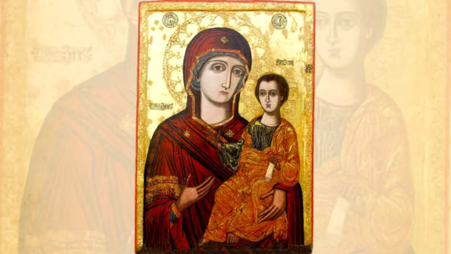 Σιδηρόκαστρο Σερρών: Ιερή Υποδοχή της Παναγίας της Οδηγήτριας της Γράμμουστας