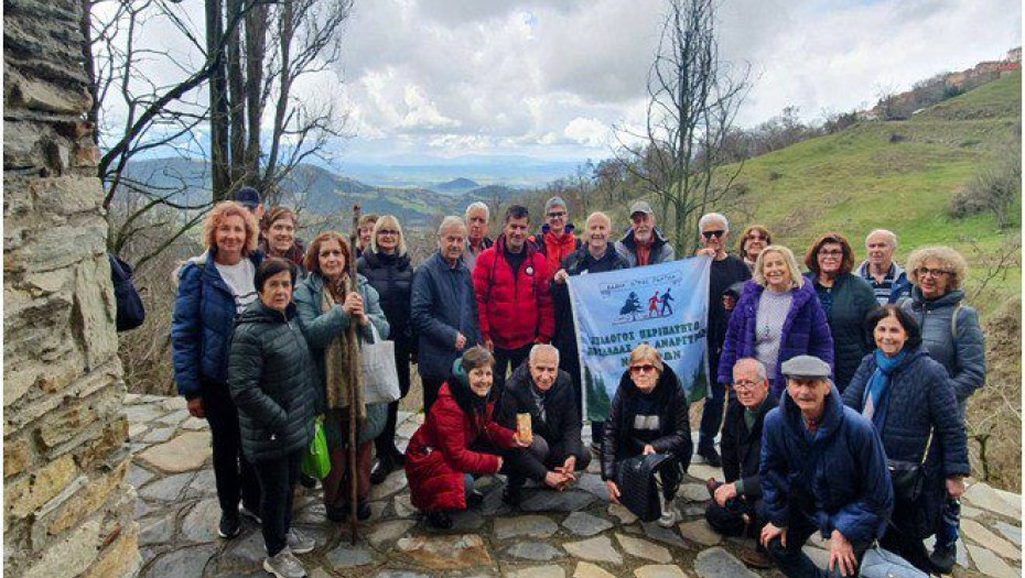 Εκδρομή στην ορεινή κωμόπολη Λιβάδι από τον Σύλλογο Περιπατητών Κοιλάδας Αγ. Αναργύρων Σερρών