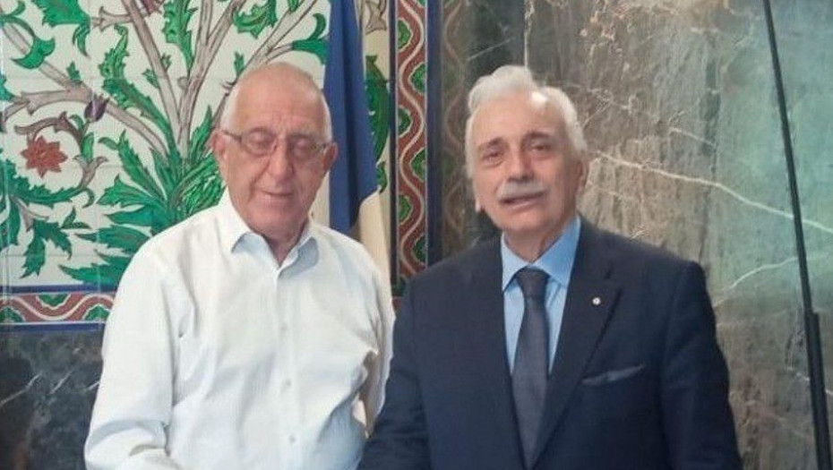 Συνάντηση Πρόεδρου του Ελληνικού Ερυθρού Σταυρού με τον Πρόεδρο της Βουλής