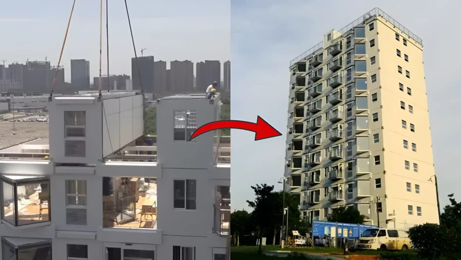 Η Κίνα έχτισε ένα 10ώροφο κτίριο σε 29 ώρες — Δείτε Πώς!