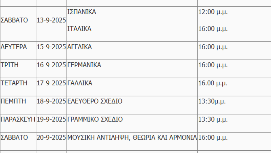 Οι ημέρες των επαναληπτικών εξετάσεων στις Πανελλαδικές
