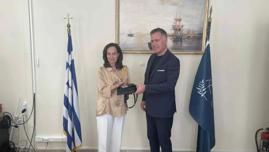 Συνάντηση Αγγελόπουλου – Διαμαντοπούλου στις εγκαταστάσεις του ΔΙΠΑΕ στη Σίνδο