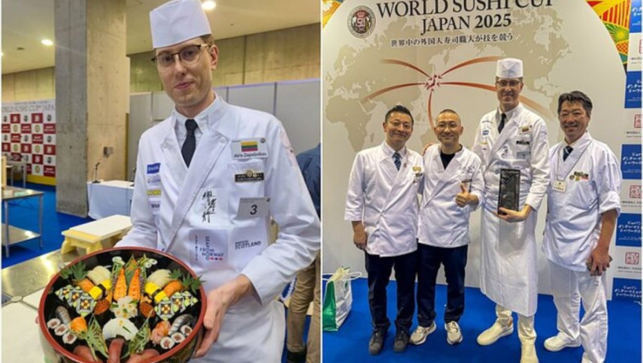 Λιθουανός ο καλύτερος σούσι σεφ στον κόσμο