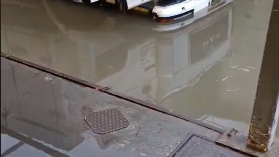 Πολύ νερό σε δρόμους ανατολικά των Σερρών