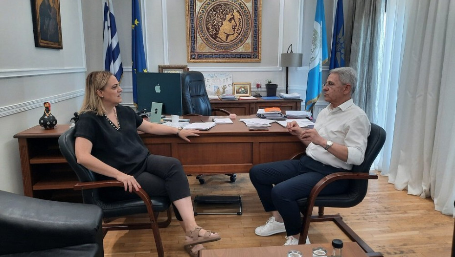 Συνάντηση της Δημάρχου Σερρών με τον Γενικό Γραμματέα Υποδοχής Αιτούντων Άσυλο