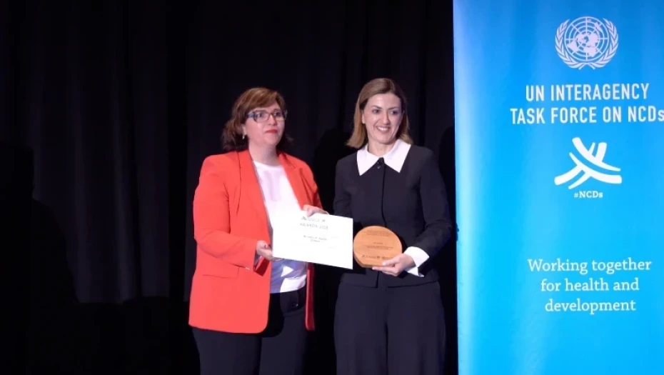 Παγκόσμιο Βραβείο στην Ελλάδα από τον ΟΗΕ και τον ΠΟΥ