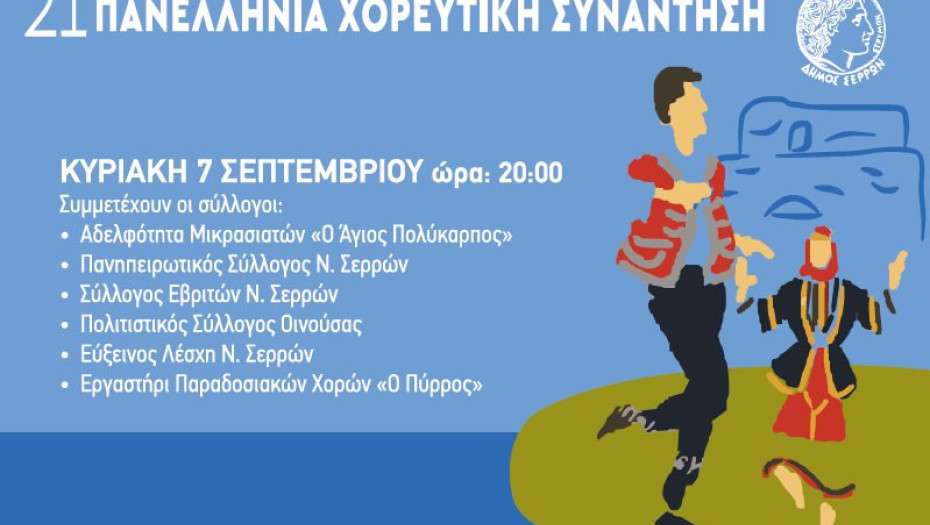 21η Πανελλήνια Χορευτική Συνάντηση στις Σέρρες