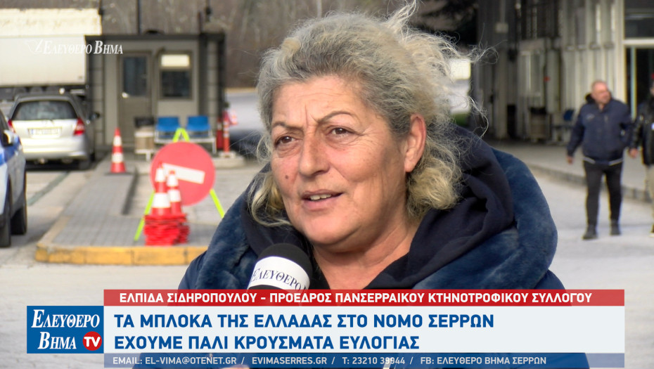 Ελπίδα Σιδηροπούλου: Τα μπλόκα της Ελλάδας στο Νομό Σερρών - Έχουμε πάλι κρούσματα ευλογιάς