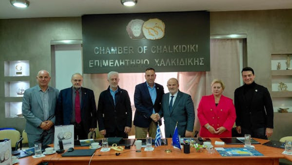 Συνάντηση της Διοίκησης  της ΓΣΕΒΕΕ  στο Επιμελητήριο Χαλκιδικής