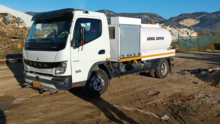 Ο Δήμος Σερρών συνέδραμε στην κατάσβεση της φωτιάς στο Νέο Σούλι