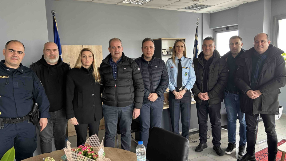 Ευχήθηκε το Διοικητικό Συμβούλιο της Ένωσης Αστυνομικών Υπαλλήλων Σερρών Καλή επιτυχία στο έργο της κ. Δούμα