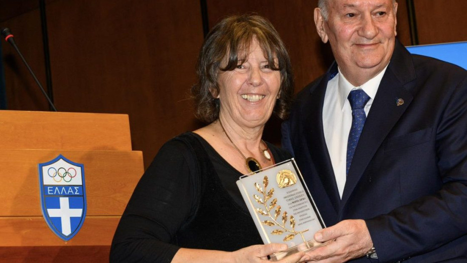 Σέρρες - Βραβεύτηκε η Μαρία Λίγκα για την συμβολή της στην ανάπτυξη της θεραπευτικής ιππασίας