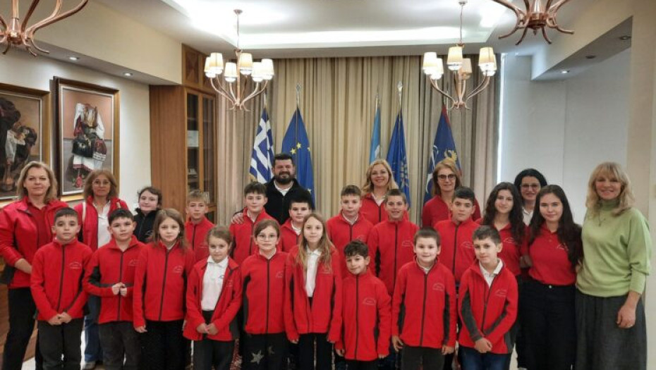 Μαθήτριες και μαθητές από το Halchiu Ρουμανίας στο Δήμο Σερρών