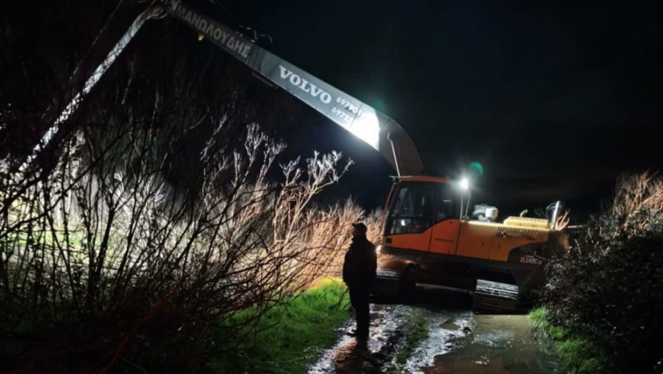 Σέρρες - Κινδύνεψαν να σπάσουν τα αναχώματα του ποταμού Στρυμώνα