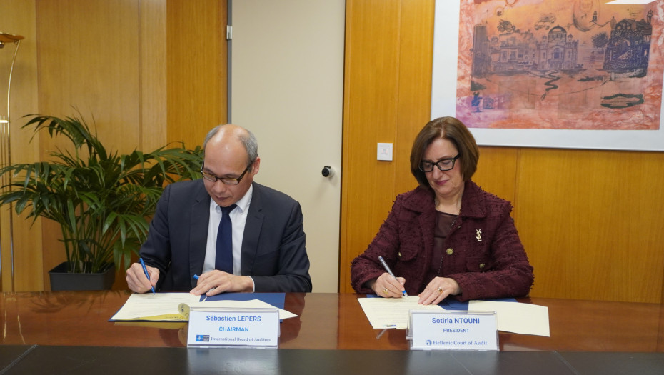 Υπογραφή Μνημονίου Συνεργασίας μεταξύ του Ελεγκτικού Συνεδρίου και του Διεθνούς Συμβουλίου Ελεγκτών του ΝΑΤΟ (IBAN)