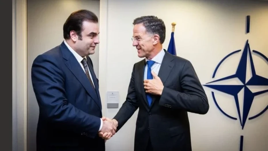 Συνάντηση Πιερρακάκη με τον ΓΓ του ΝΑΤΟ Mark Rutte