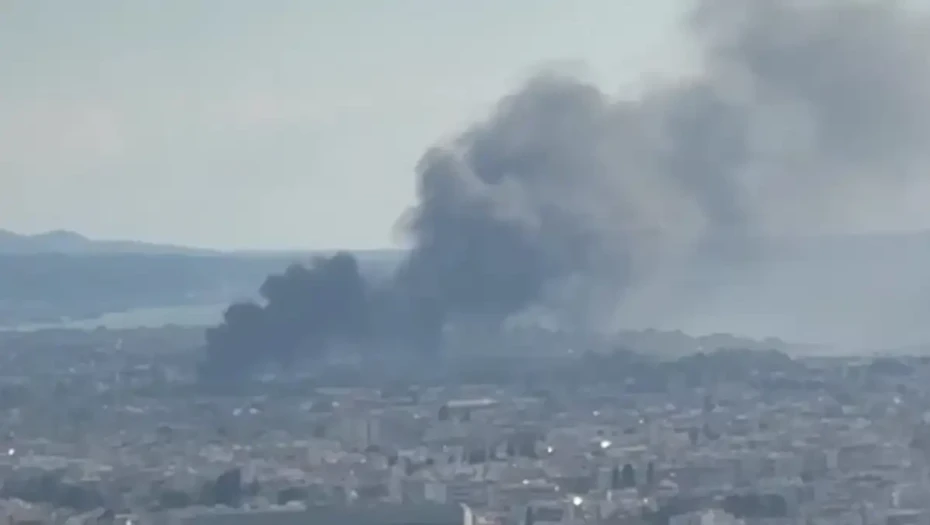 Φωτιά στην Πάτρα πίσω από τις εγκαταστάσεις της Pirelli