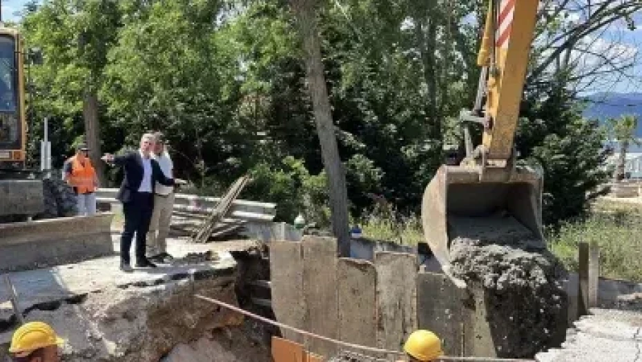 Από την Περιφέρεια Κεντρικής Μακεδονίας αντιπλημμυρική θωράκιση στο Σταυρό Χαλκιδικής