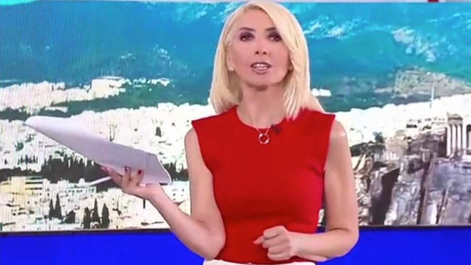 Αιφνιδιάστηκε η Μίνα Καραμήτρου στον αέρα του Open: "Την αγαπάω και στεναχωριέμαι που φεύγει"
