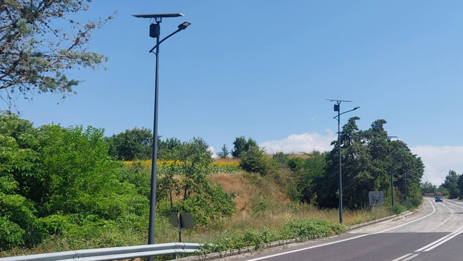 Κυριακή Κίζου - Αλιστράτη: Τοποθέτηση φωτοβολταϊκών λαμπτήρων επί της Εθνικής οδού Σερρών- Δράμας