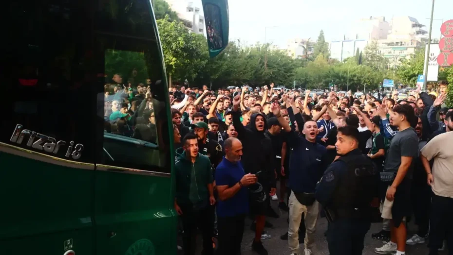 Παναθηναϊκός: Χαμός από τους οπαδούς στο ξενοδοχείο πριν το ντέρμπι με τον Ολυμπιακό