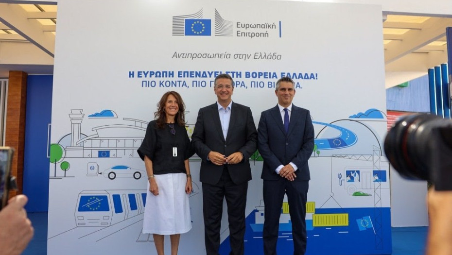 Τα εγκαίνια του Περιπτέρου της Αντιπροσωπείας της Ευρωπαϊκής Επιτροπής στην Ελλάδα στην 90ή ΔΕΘ πραγματοποίησε ο Α. Τζιτζικώστας
