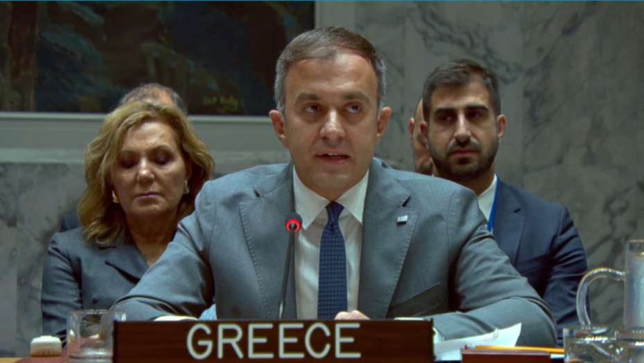 ΥΦΥΠΕΞ Χατζηβασιλείου στο Συμβούλιο Ασφαλείας του ΟΗΕ στη Νέα Υόρκη: Η Αθήνα απορρίπτει κάθε απόπειρα αλλαγής συνόρων μέσω της χρήσης βίας