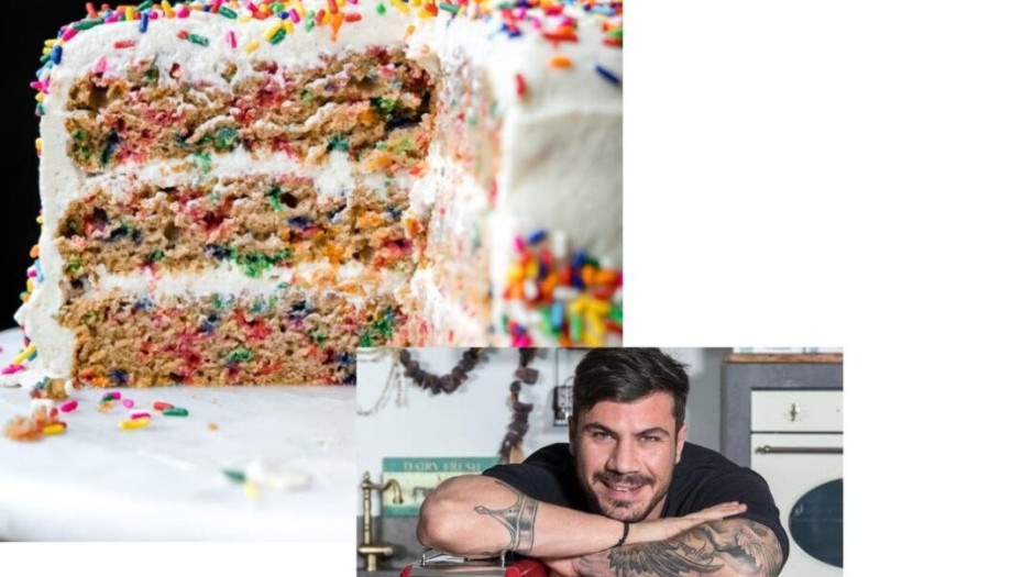 Γλυκό «κονφετί» από τον Άκη Πετρετζίκη