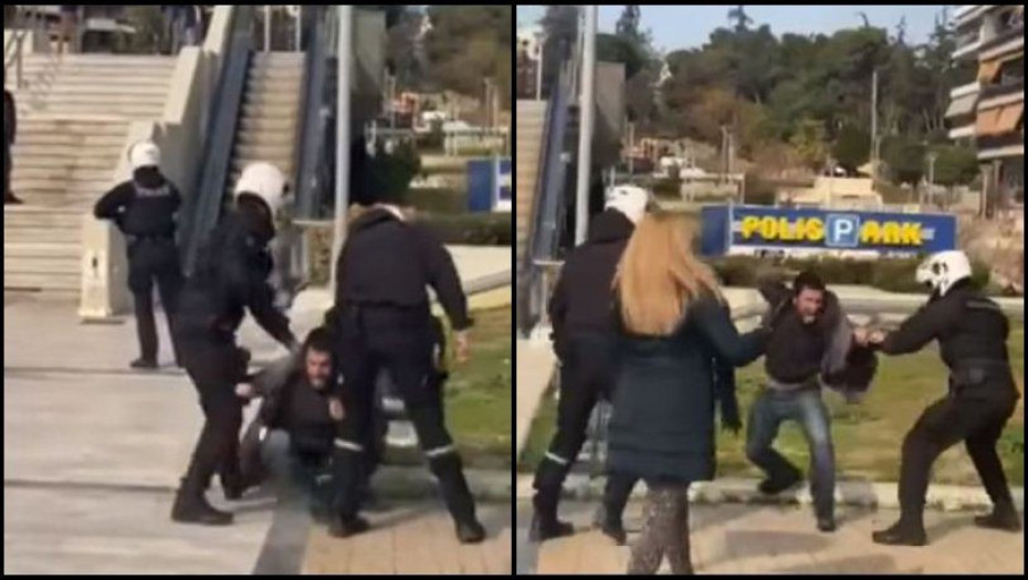 Καρέ – καρέ πώς η αστυνομία επιτέθηκε σε πολίτη στην πλατεία Νέας Σμύρνης