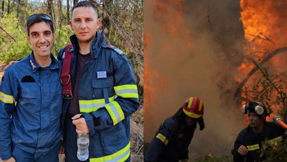 Φωτιές – Εύβοια: Ραγίζουν καρδιές με το δώρο Έλληνα πυροσβέστη σε Ρουμάνο συνάδελφό του