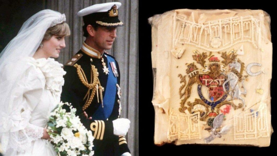 Τιμή – ρεκόρ για ένα κομμάτι τούρτας από τον γάμο του Καρόλου με την Νταϊάνα σε δημοπρασία!