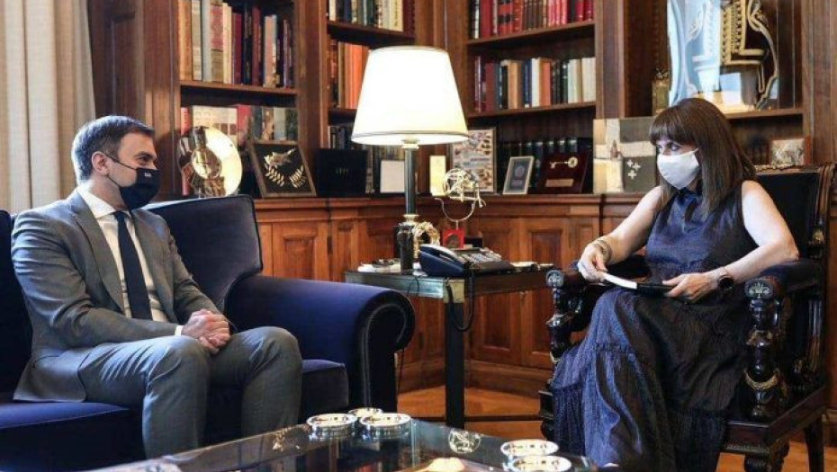 Ο Τάσος Χατζηβασιλείου στην Πρόεδρο της Δημοκρατίας