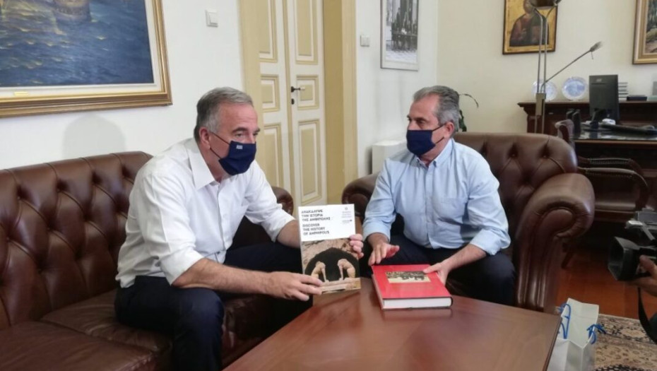 Παναγιώτης Σπυρόπουλος: Υποδέχθηκε στις Σέρρες ο Τον Υφ.Μακεδονίας Θράκης Στ. Καλαφάτη