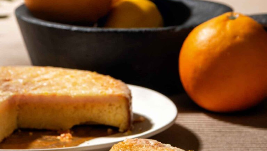 Κέικ πορτοκαλιού χωρίς γλουτένη