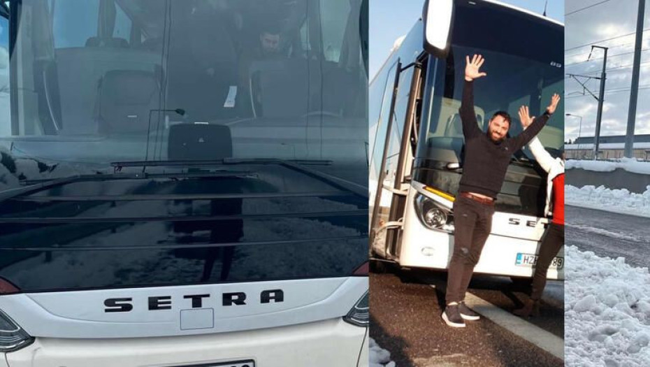 Ο Σταύρος Κυριακάκης, οδηγός του ΚΤΕΛ Ηρακλείου, φιλοξένησε εγκλωβισμένους της Αττικής Οδού