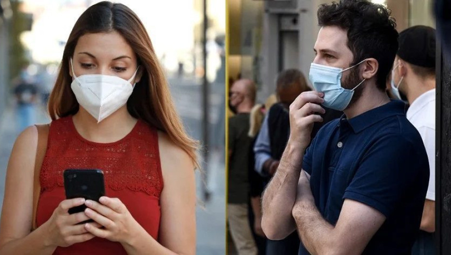 Σε πόση ώρα μεταδίδεται ο κορονοϊός ανάλογα με τη μάσκα που φοράς