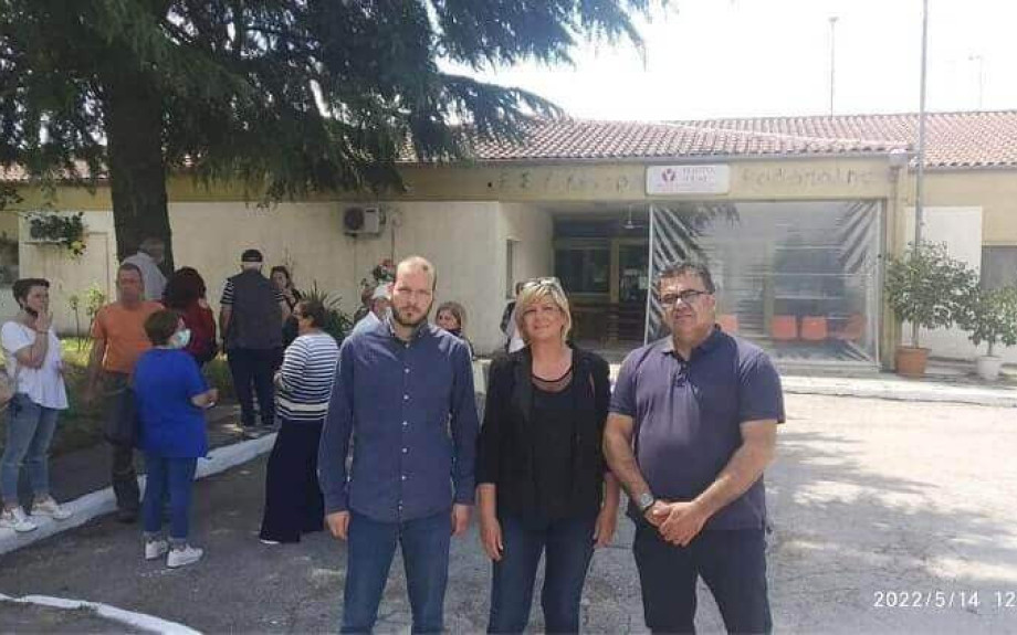 Κλιμάκιο του ΠΑΣΟΚ στη διαμαρτυρία των Κατοίκων Ροδόπολης