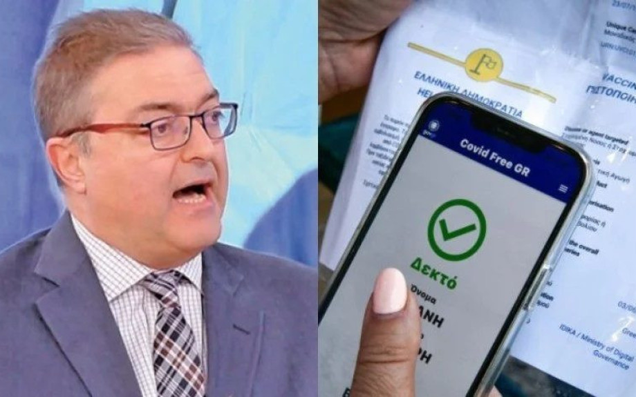 Βασιλακόπουλος: «Λάθος η κατάργηση του πιστοποιητικού, δε μπορούν να βγαίνουν ελεύθερα οι ανεμβολίαστοι»