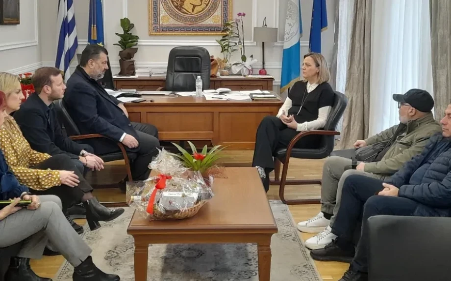 Δήμος Σερρών: Συνάντηση Μητλιάγκα με τους Χρήστο Παπαστεργίου και Νίκο Μπίστη