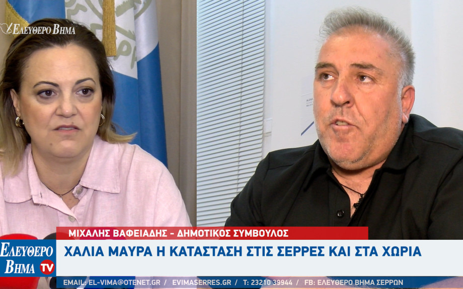 Μιχάλης Βαφειάδης- Σέρρες: Ο ψεύτης και ο κλέφτης τον πρώτο χρόνο χαίρονται
