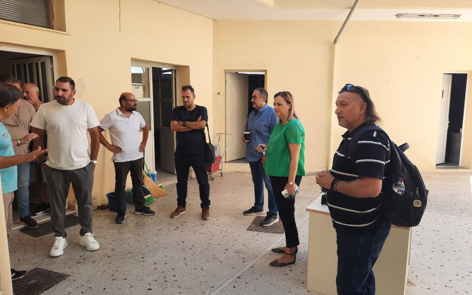 Από τη Βαρβάρα Μητλιάγκα αυτοψία στα σχολεία των Σερρών- «Στόχος η διαρκής βελτίωση των σχολικών υποδομών»