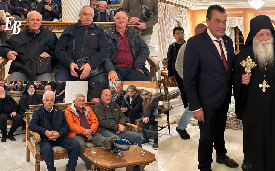 Ιερά Μονή Ξενοφώντος - Άγιο Όρος: Γιόρτασαν Αλέξιος και Οδηγήτρια με τους Επισκόπους Δαμασκηνὸ (Εσθονίας), τον Νικήτας (Αγγλίας) και τον Επιφάνιο (Ουκρανίας) και τον Δήμαρχο Φυλής Χρήστο Παππού